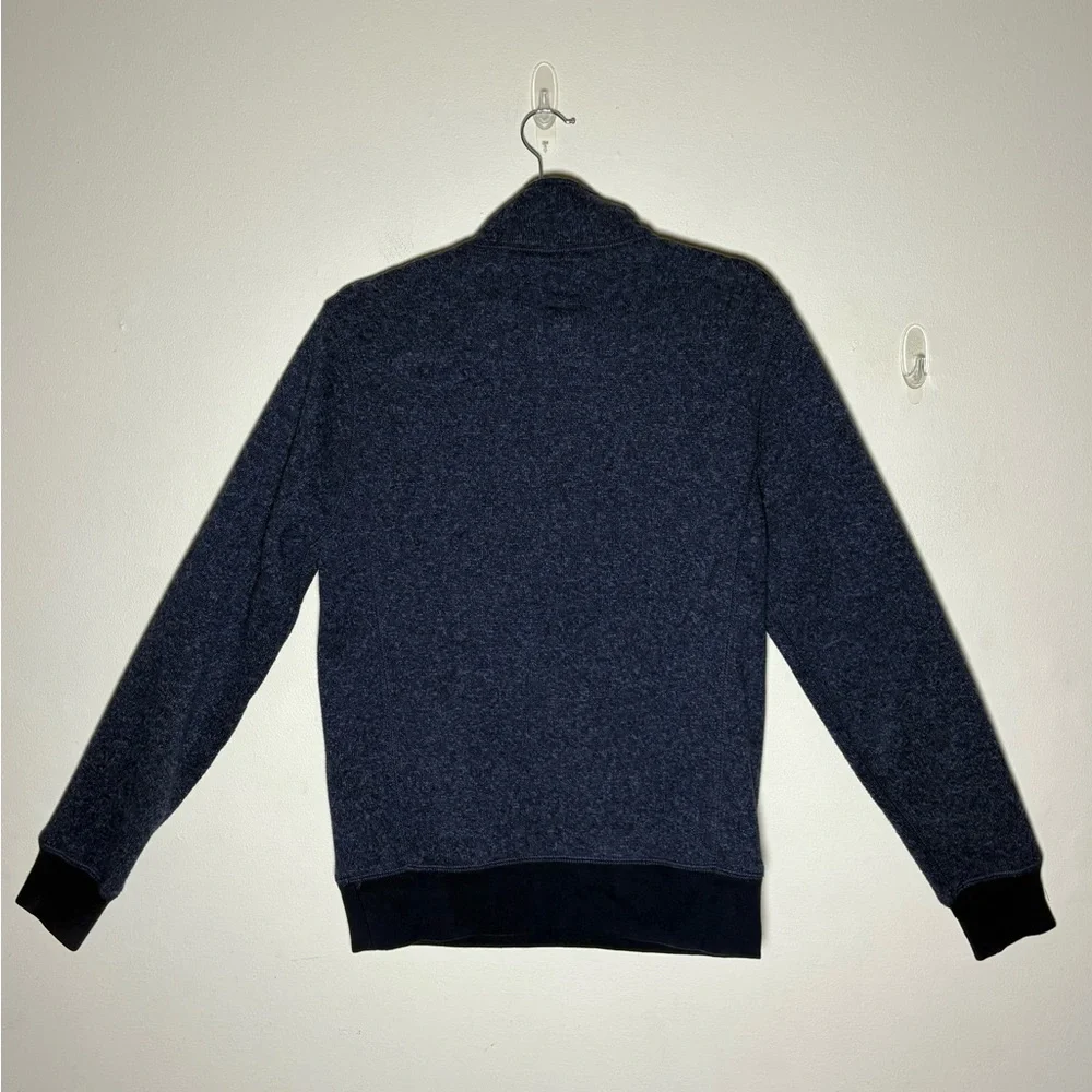 J. Crew Men's Navy 1/2 Zip-Up Sweater Size S